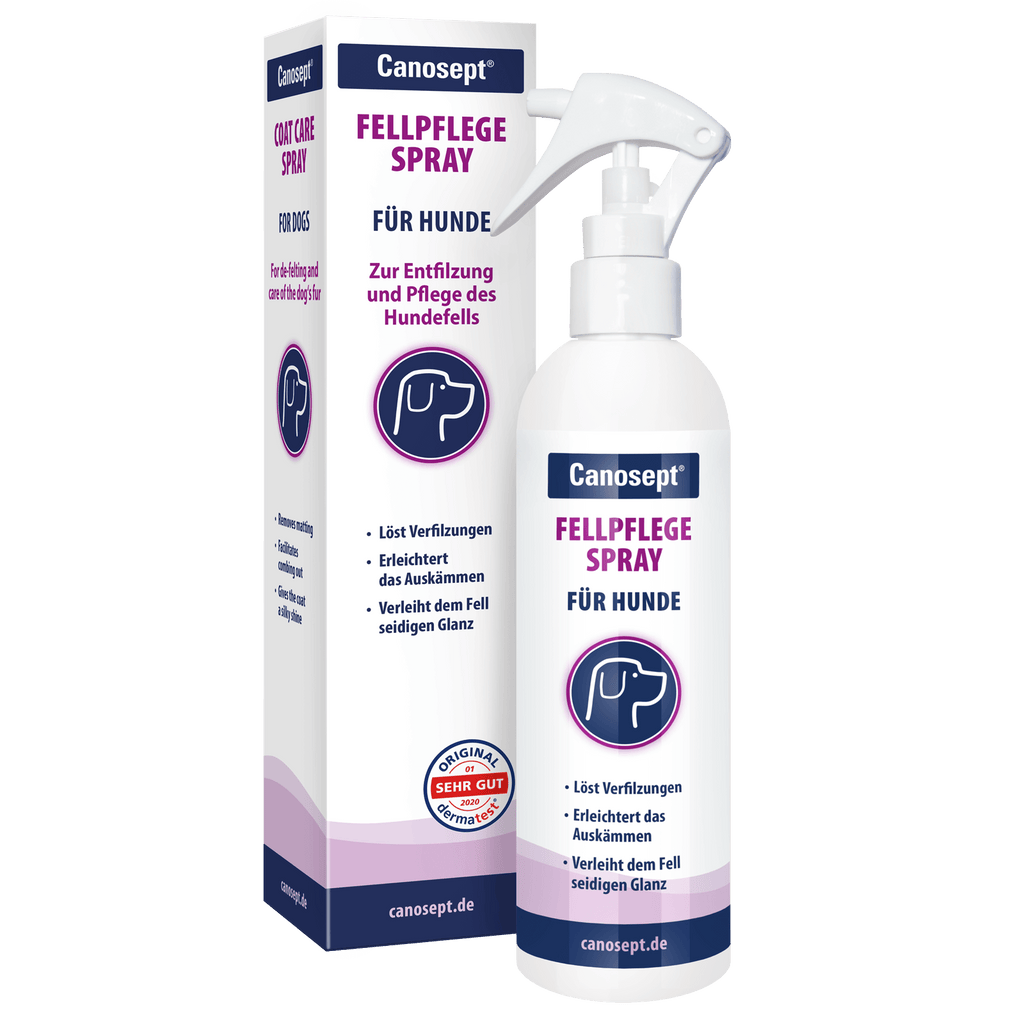Canosept Fellpflegespray für Hunde - Zur Entfilzung und Pflege des Hundefells