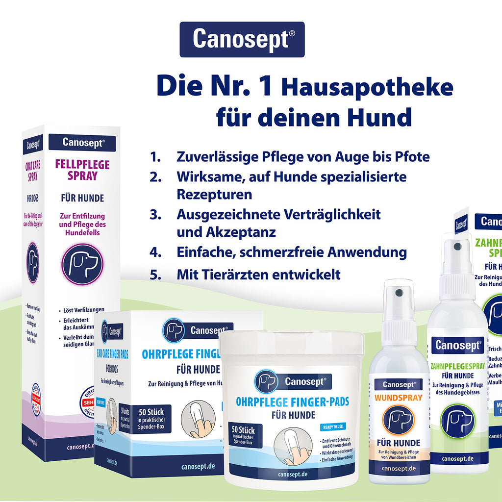 Canosept Zahnpflegespray - Optimale Ergänzung zu Zahnpflege Pads